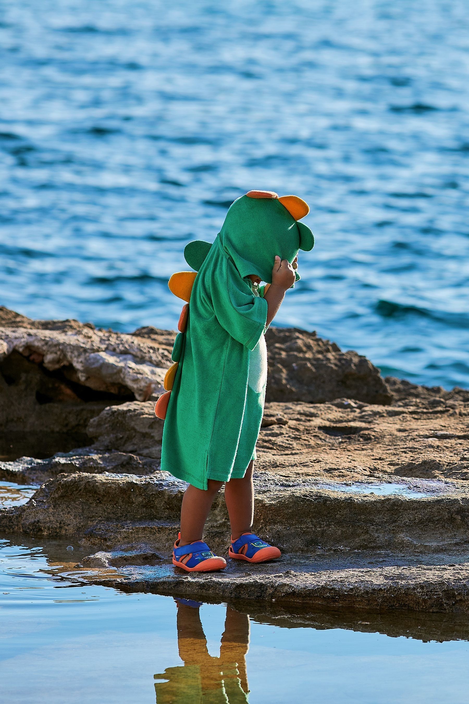 Buy JoJo Maman Bebe Cobalt Dinosaur Beach Sandals from Next Luxembourg