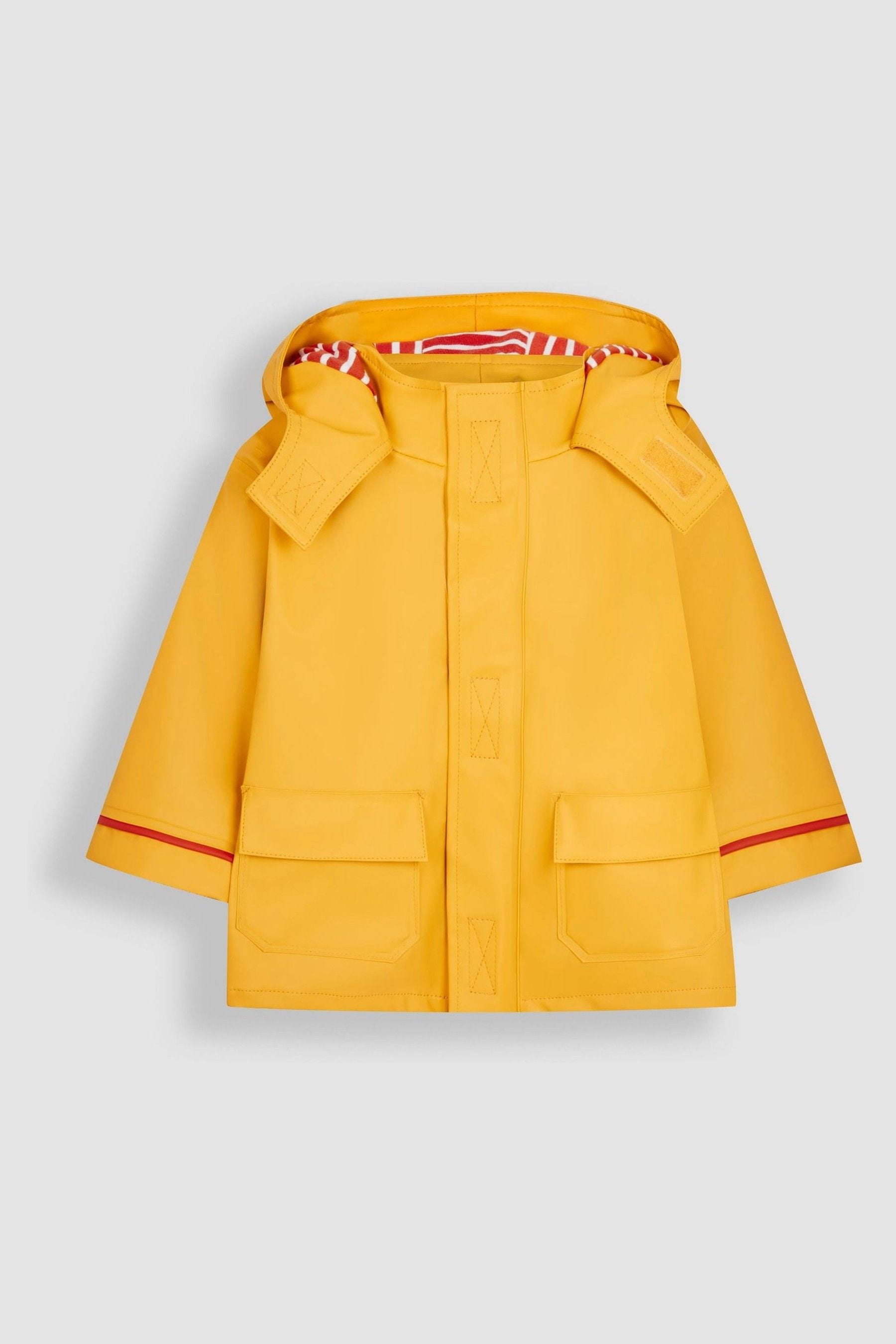 JoJo Maman Bebe Lion Waterproof Jacket 3 4 Yrs YELLOW LION Boys