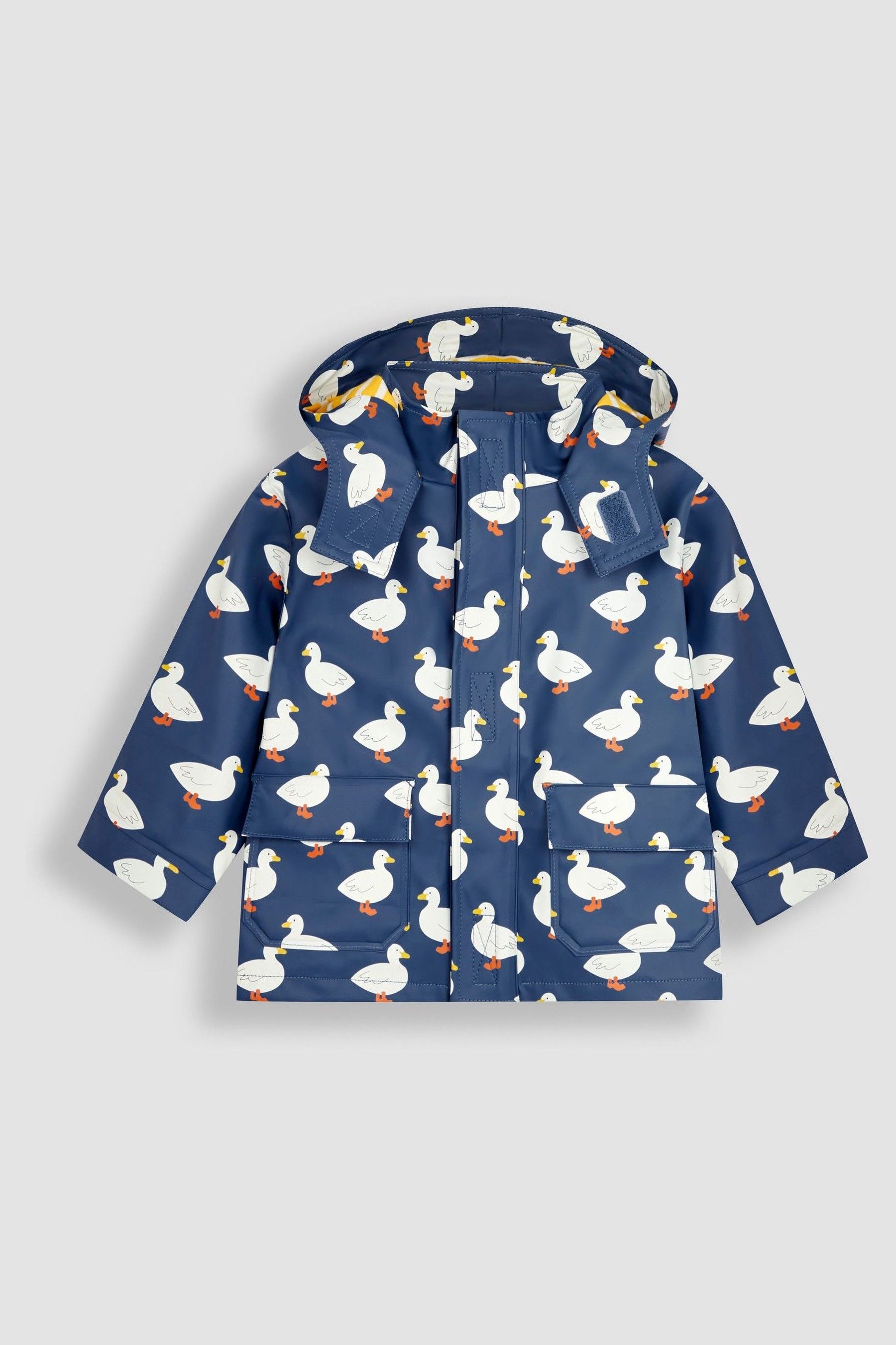 Buy JoJo Maman Bebe Denim Blue Duck Waterproof Jacket from Next Ireland