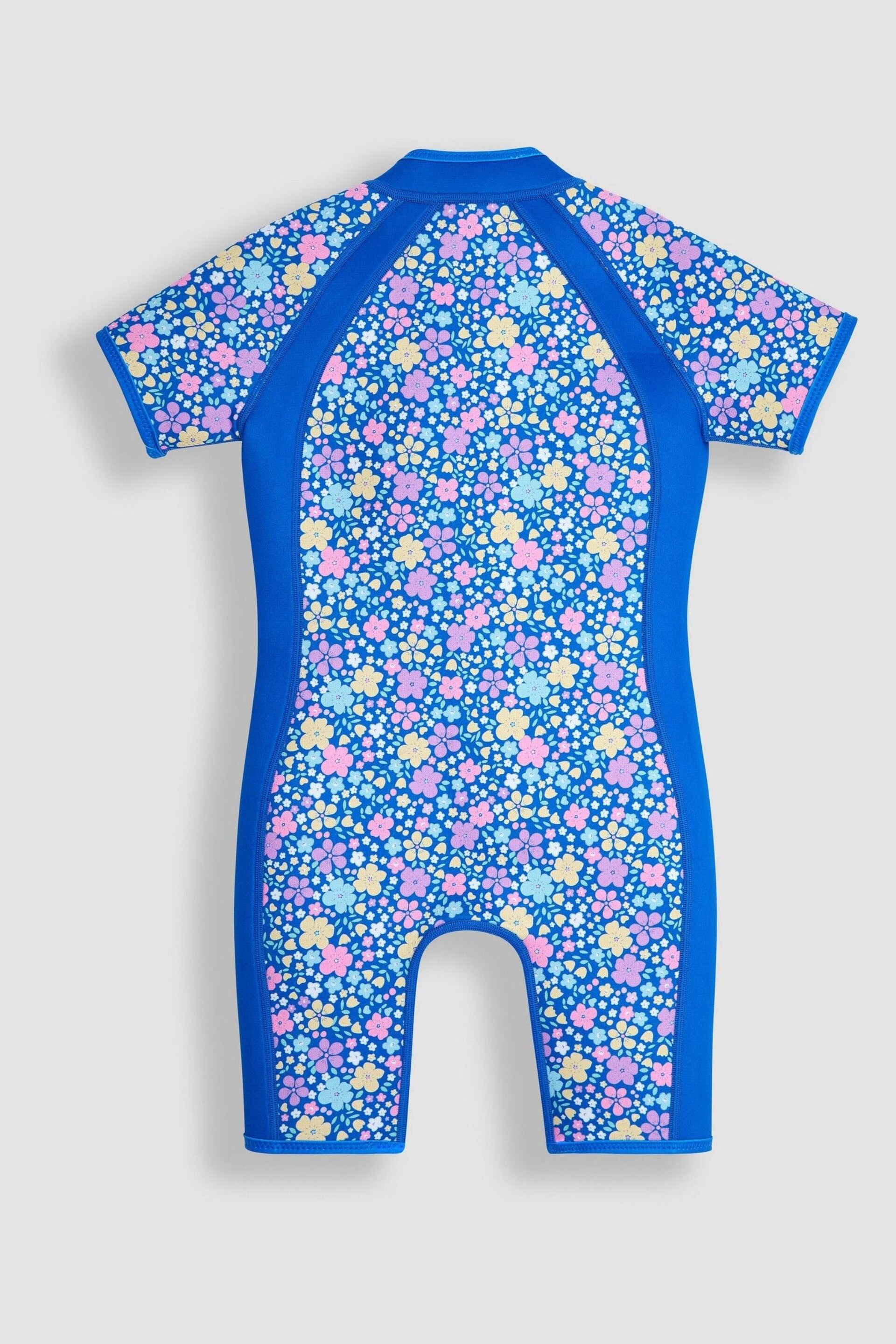 JoJo Maman Bébé Navy Print Junior Wetsuit - Image 3 of 4