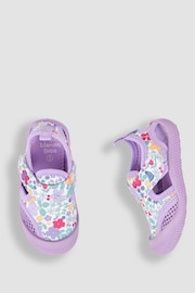 JoJo Maman Bébé Lilac Beach & Swim Sandals - Image 3 of 4