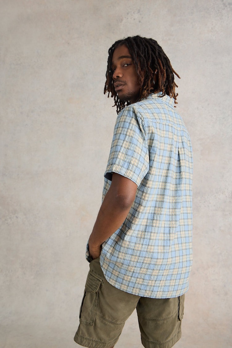 White Stuff Blue Madras Check Shirt - Image 2 of 7