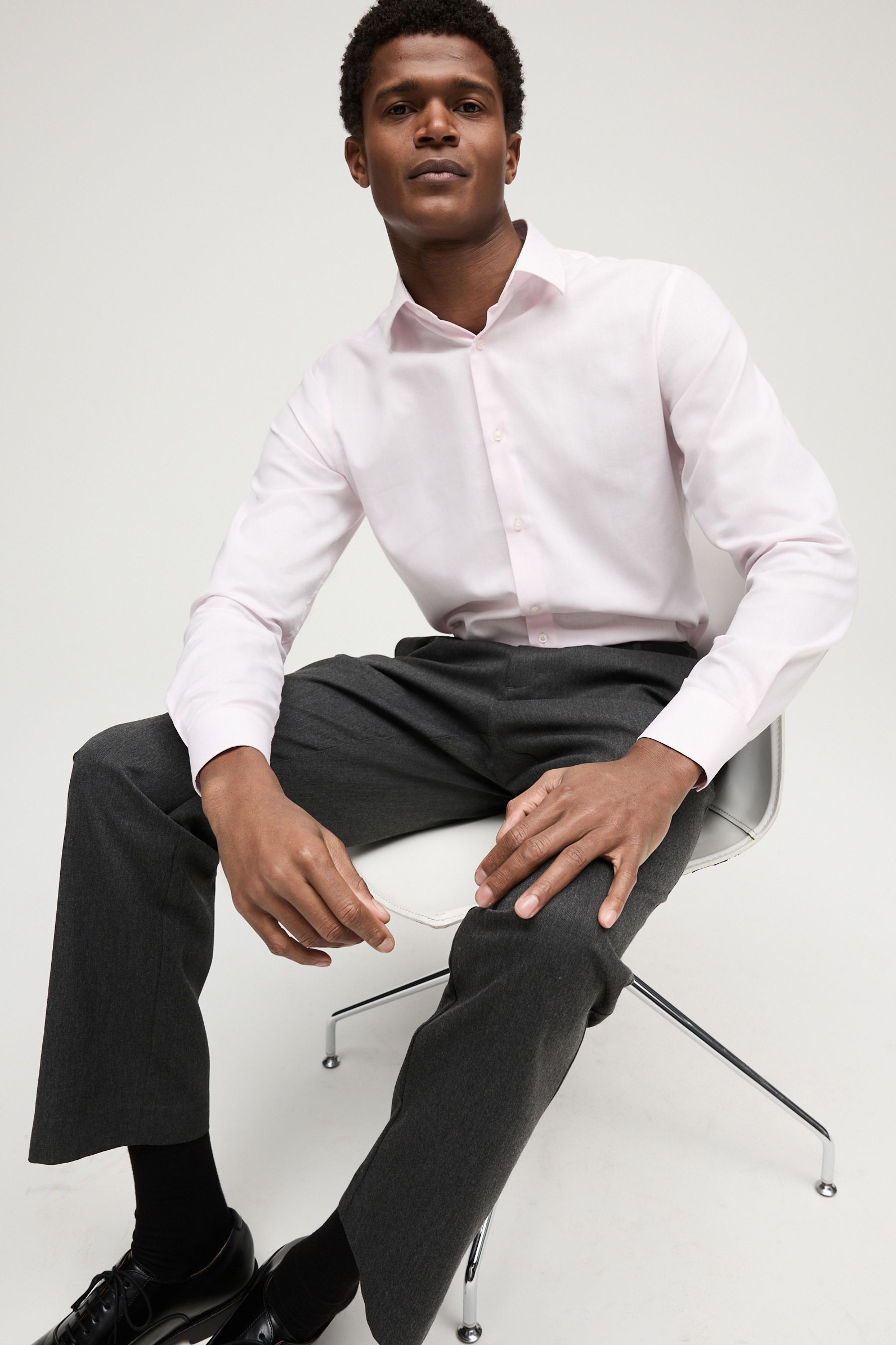 Buy Light Pink Slim Fit from the Next UK online shop
