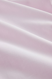 Light Pink Slim Fit Single Cuff Easy Care Textured Shirt - Image 5 of 6