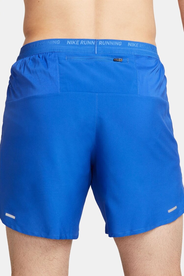 Nike Royal Blue Dri-FIT Stride 7 Inch Running Shorts - Image 2 of 7