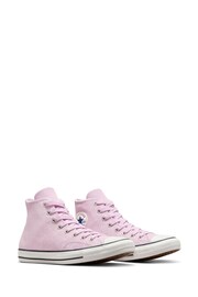 Converse Purple Chuck Taylor All Star High Trainers - Image 9 of 10