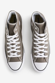 Converse Grey Chuck Taylor All Star High Top Trainers - Image 4 of 9