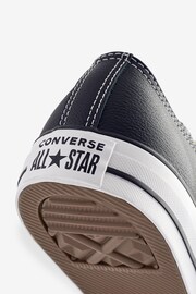 Converse Black Leather Chuck Taylor All Star Low Trainers - Image 11 of 11