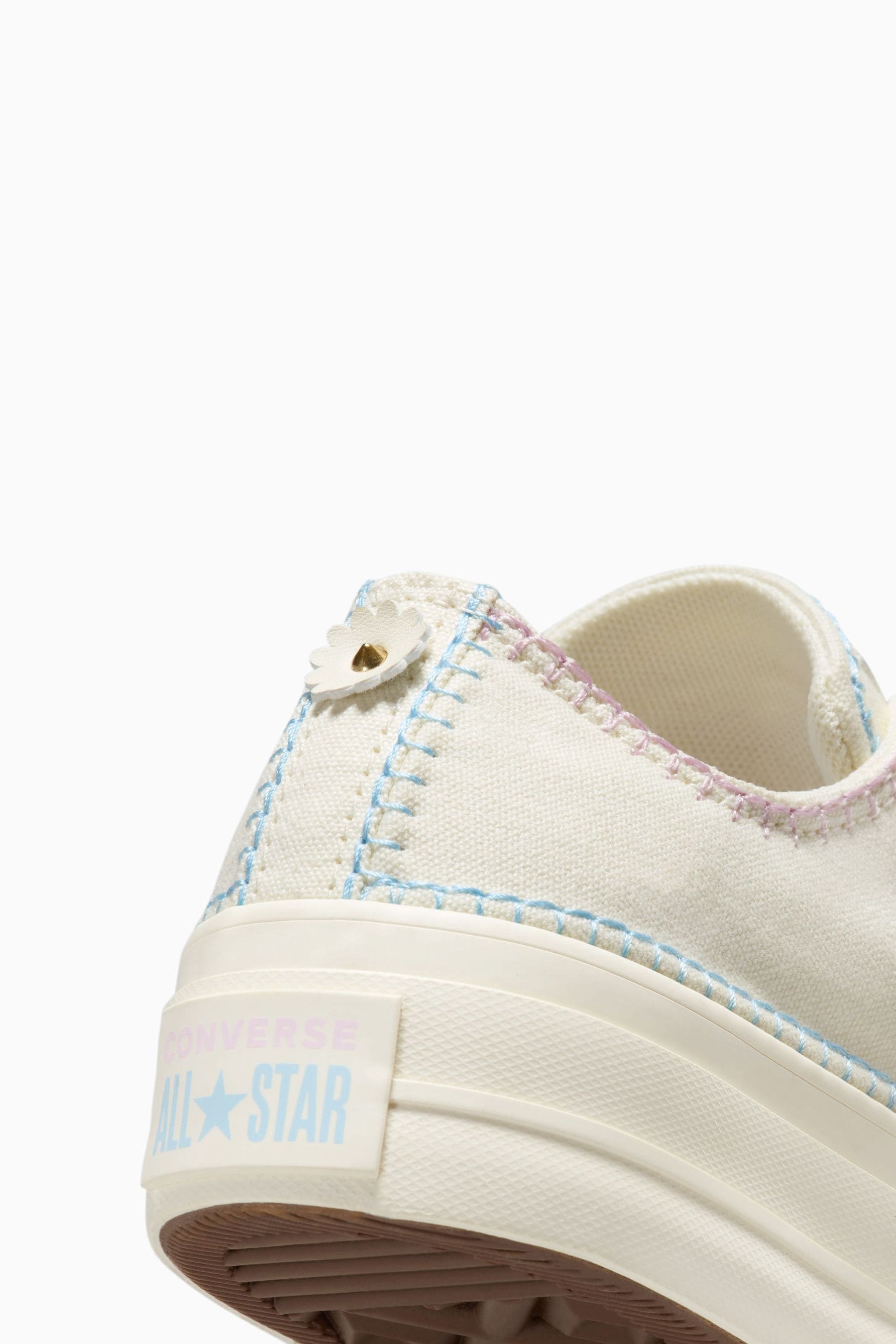 Converse Cream White Chuck Taylor All Star Lift Trainers