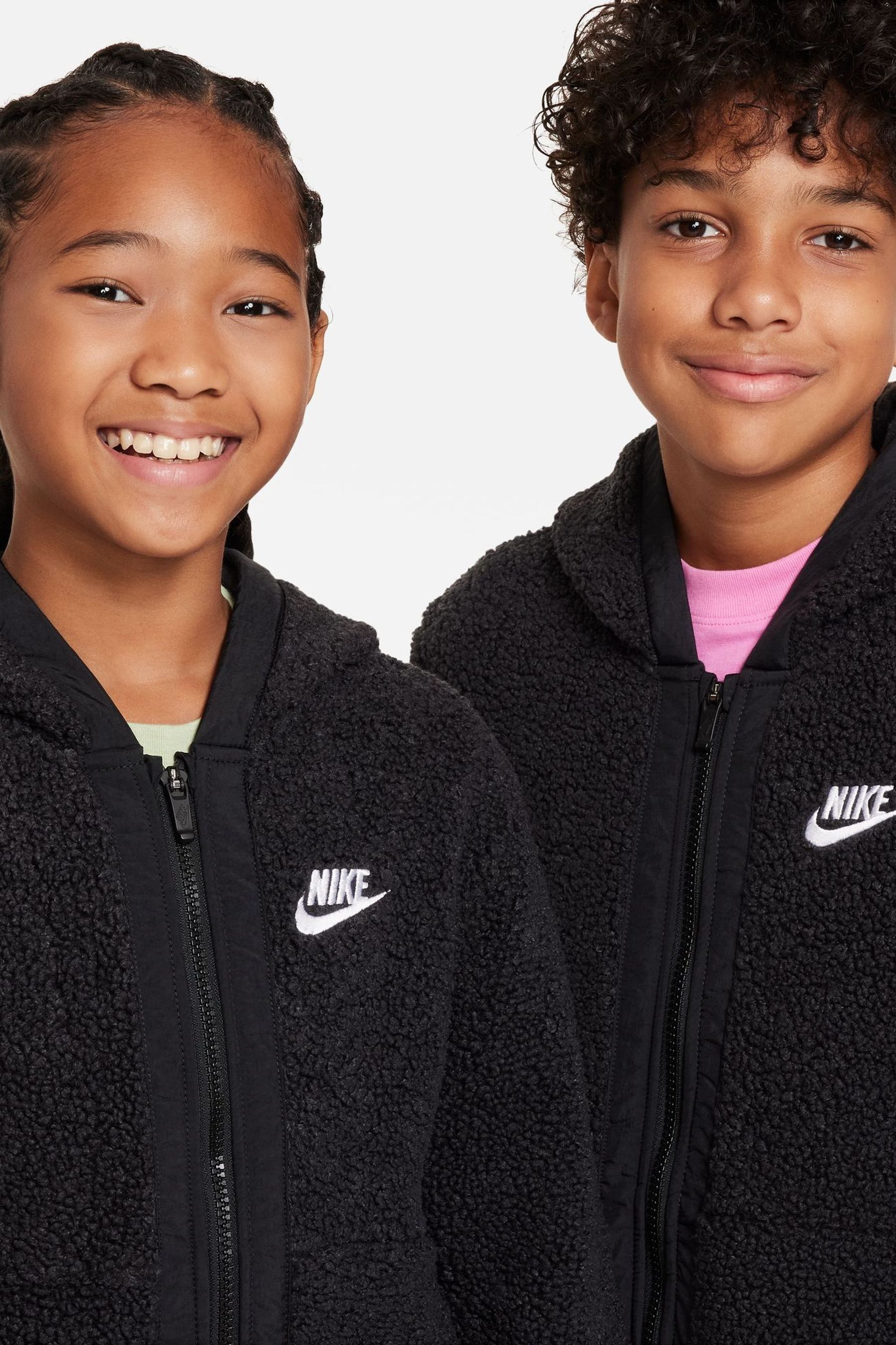 Nike borg fleece jacket outlet