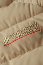 Superdry Nude Hooded Microfibre Padded Jacket - Image 5 of 6