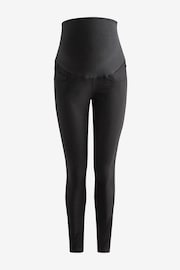 Mamalicious Black Slim Fit High Waist Over the Bump Maternity Jeans - Image 6 of 8