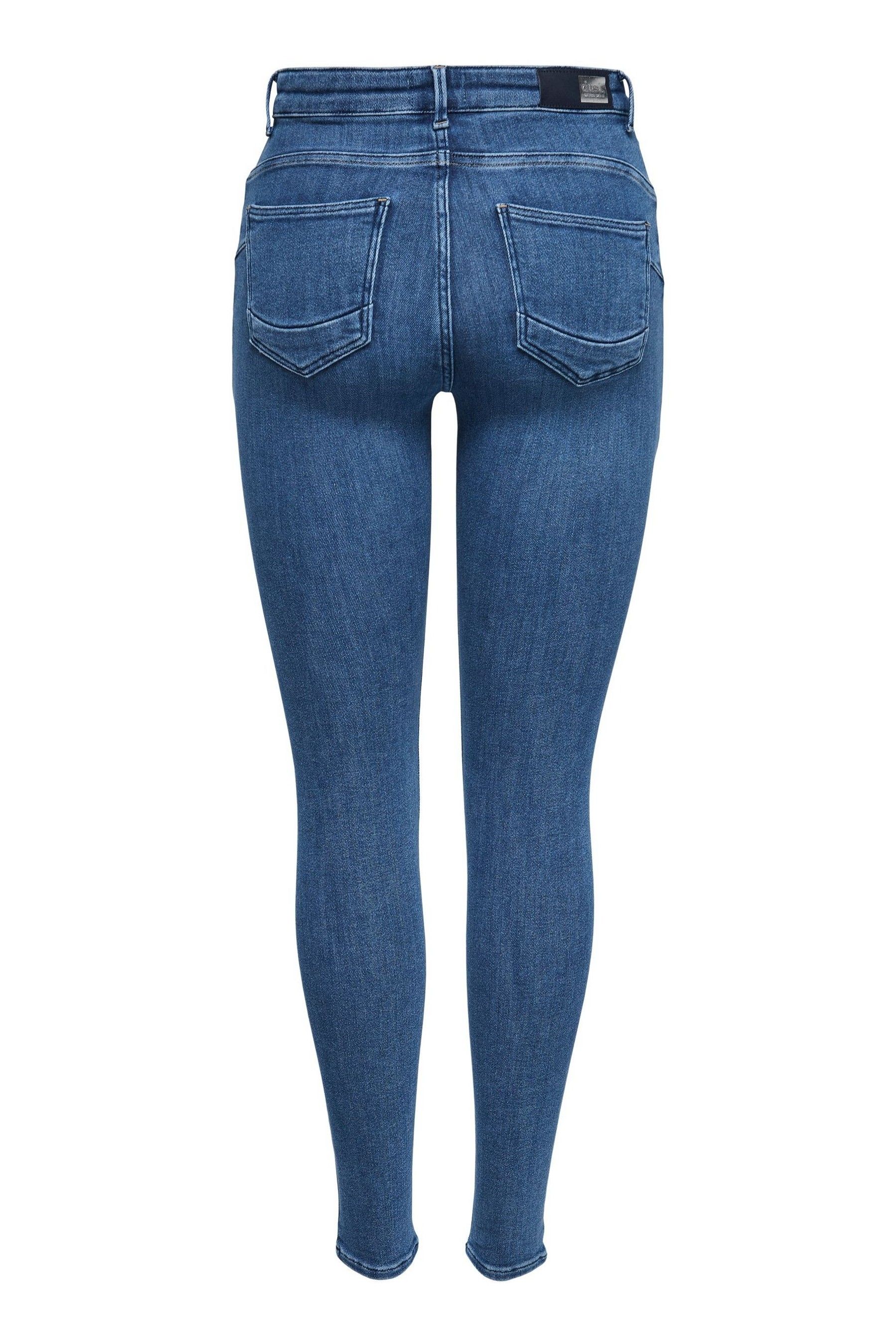 Buy ONLY Blue 100 Cotton Power Push Up Skinny Jeans from the Next UK online shop
