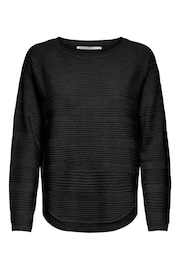 ONLY Black Textured Knitted Jumper - Image 4 of 5