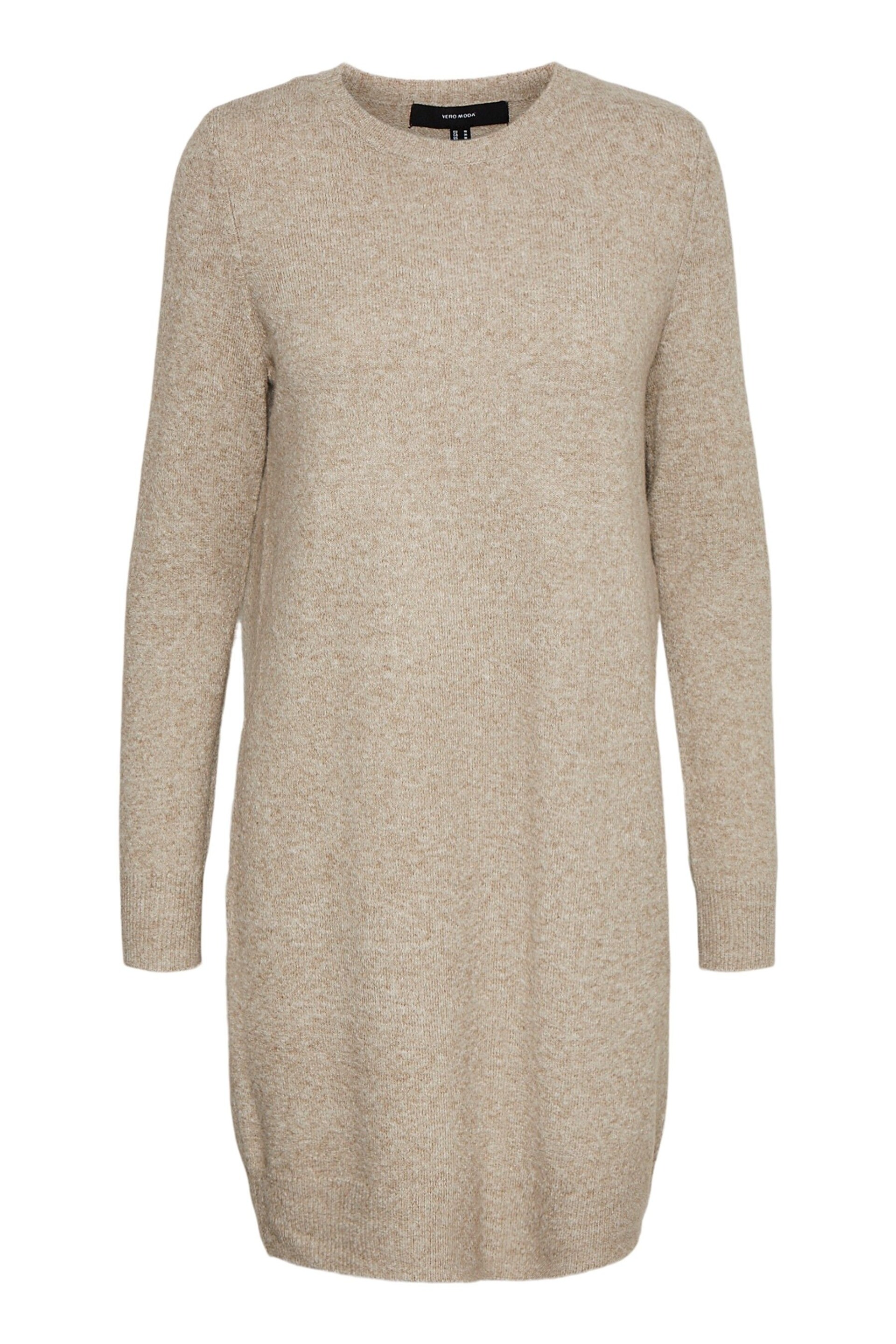 VERO MODA Grey Cosy Long Sleeve Jumper Dress - Image 6 of 6