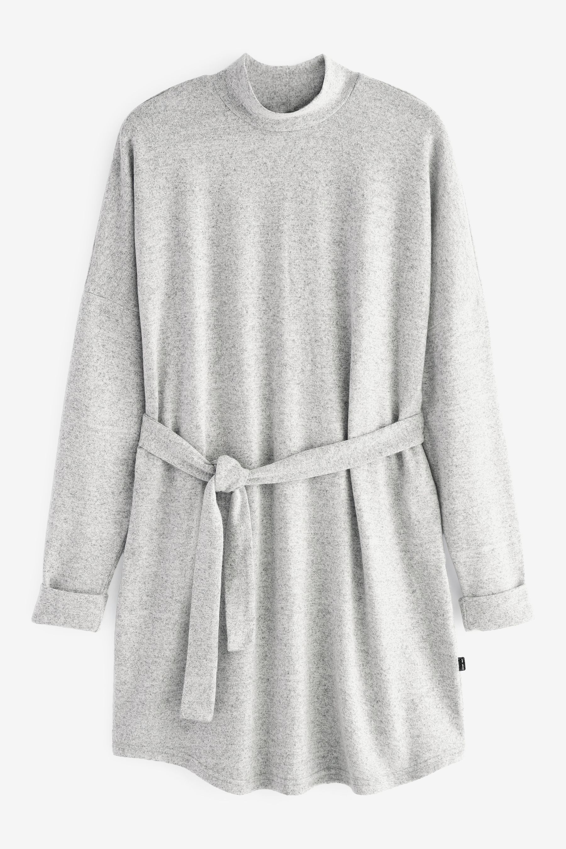 Buy NOISY MAY Grey High Neck Jumper Dress With Tie Waist from Next Luxembourg