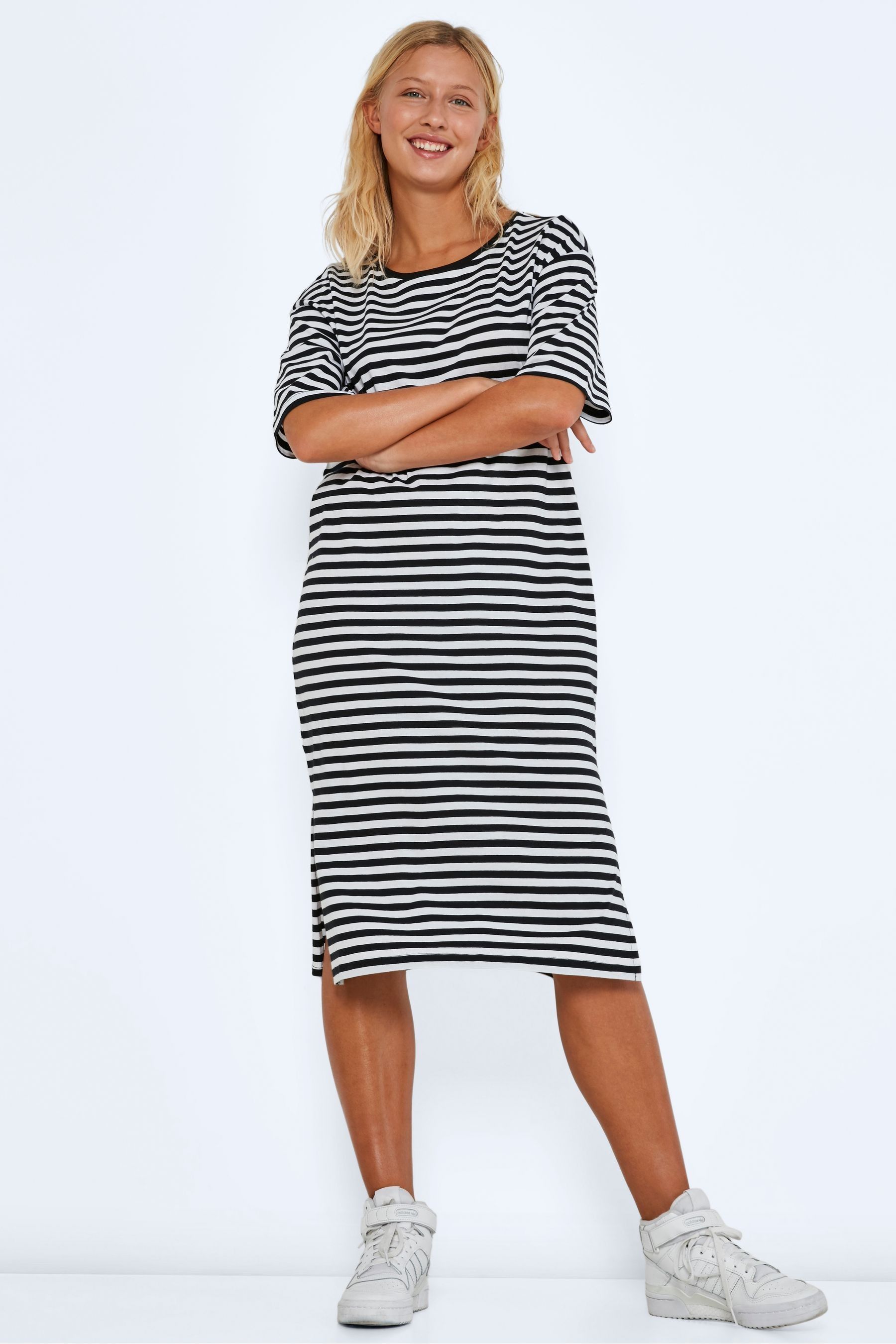 Plus size midi t shirt dress best sale
