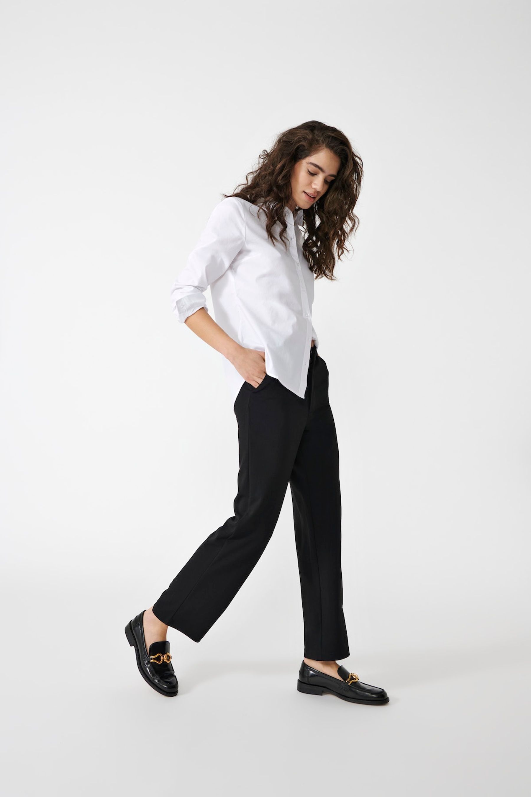 Women's smart black trousers next hotsell