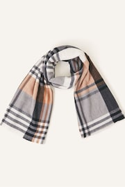 Accessorize Black Check Blanket Scarf - Image 1 of 3