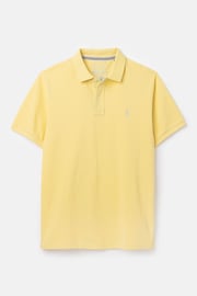 Joules Woody Yellow Regular Fit Cotton Pique Polo Shirt - Image 7 of 7