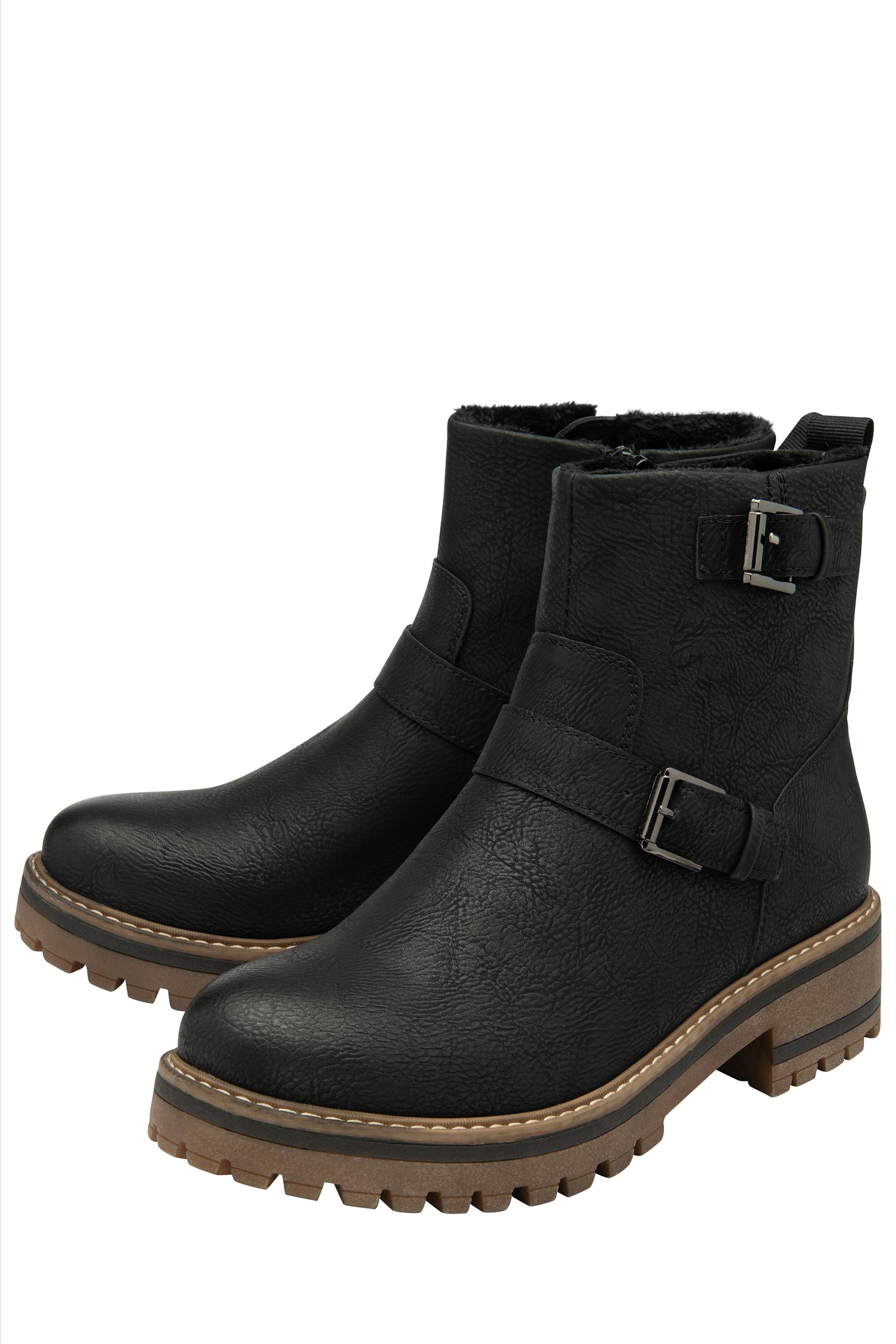 Lotus Black Zip Up Ankle Boots 6 EU 39 Womens