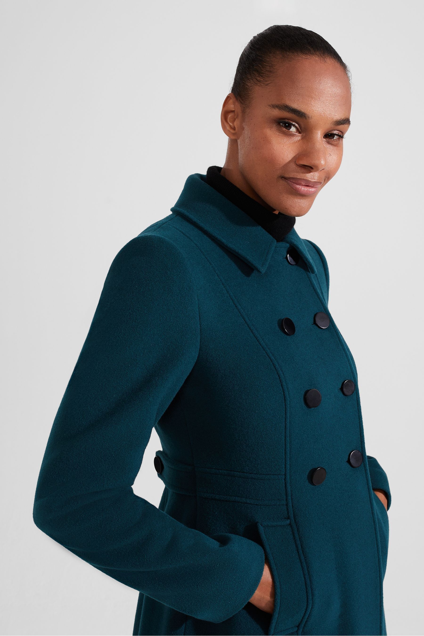 Buy Hobbs Blue Jude Coat from Next Germany