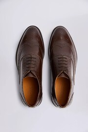 MOSS Brown Oxford Brogue Shoes - Image 2 of 4