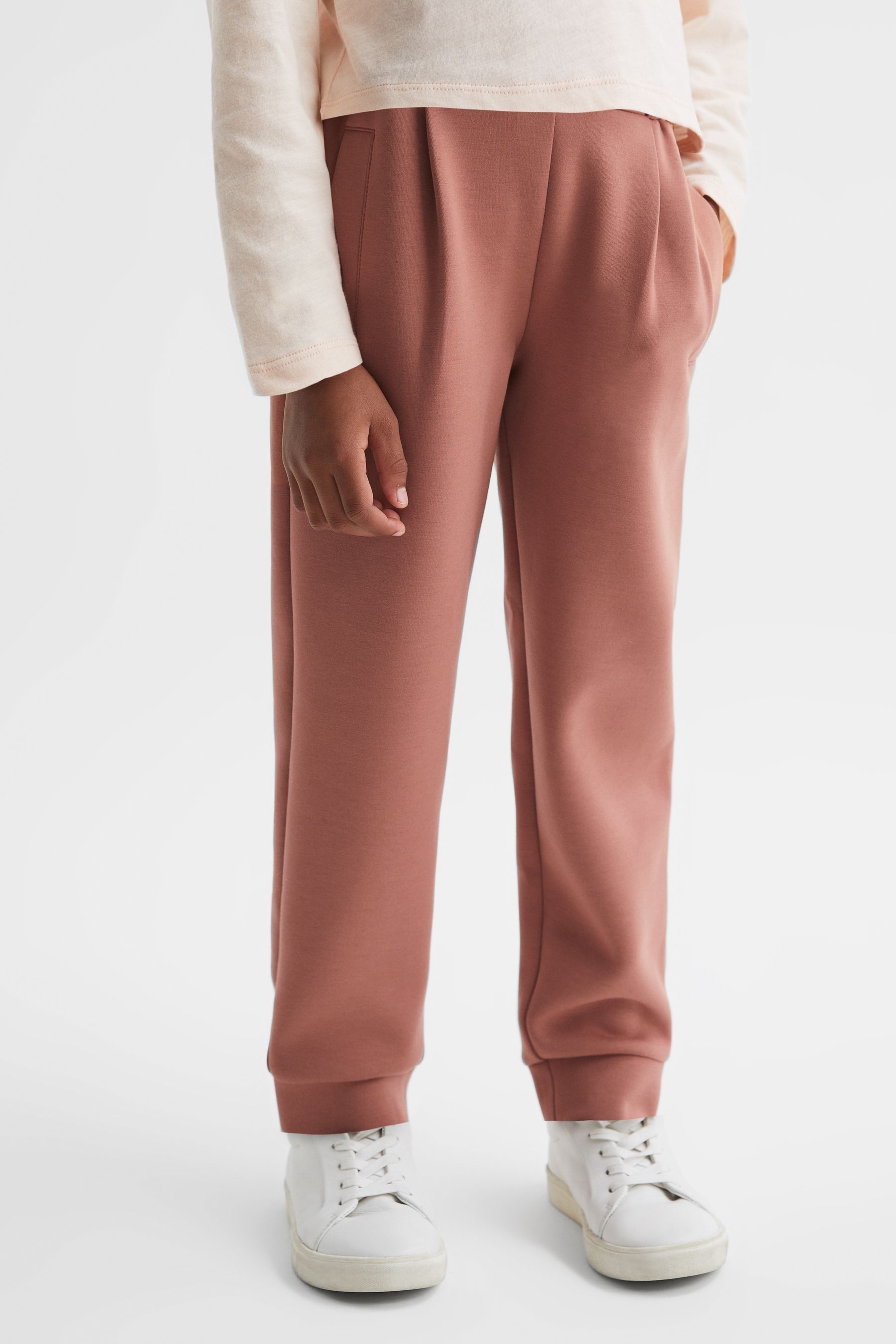 Buy Reiss Mink Seren 13 14 yrs High Rise Elasticated Jersey Trousers from Next Malta