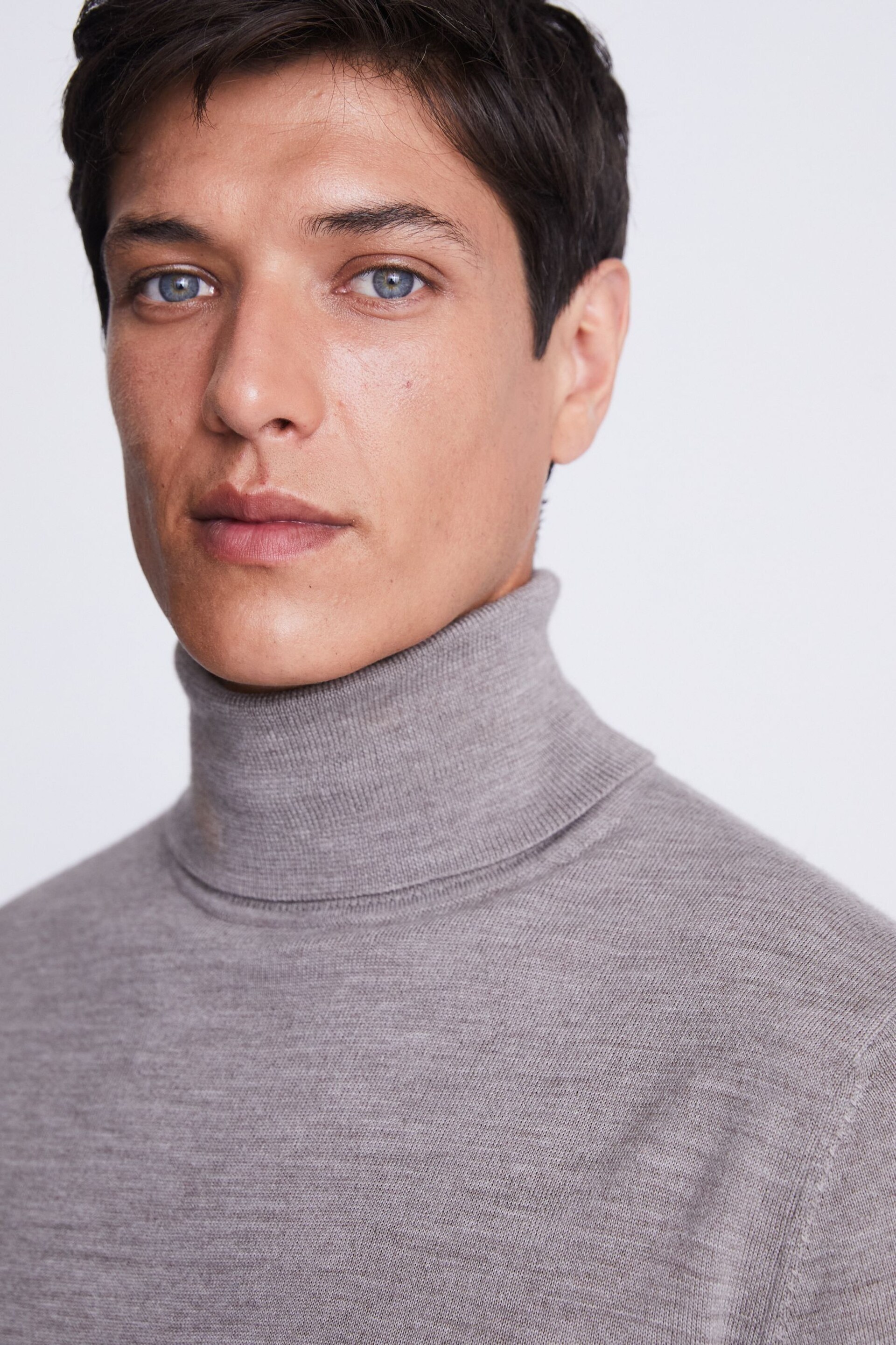 MOSS Natural Merino Roll-Neck Jumper - Image 3 of 3