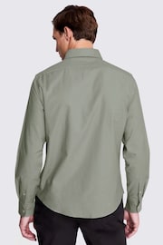 MOSS Green Washed Oxford Shirt - Image 2 of 5