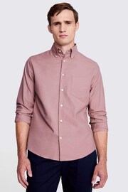 MOSS Pink Washed Oxford Shirt - Image 1 of 6