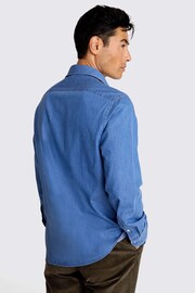 MOSS Blue Denim Shirt - Image 2 of 4