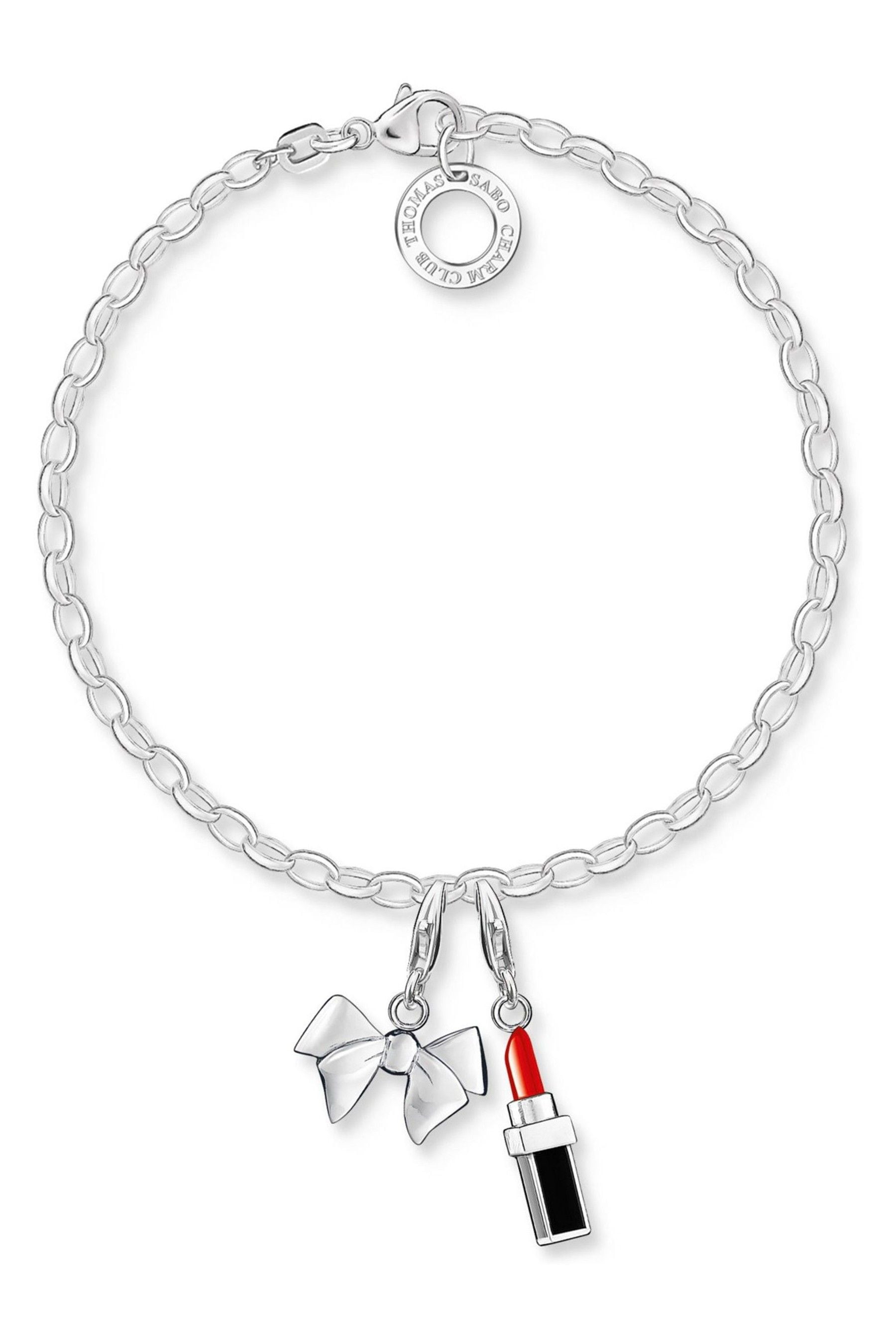 Buy Thomas Sabo Silver Charm Bracelet from the Next UK online shop
