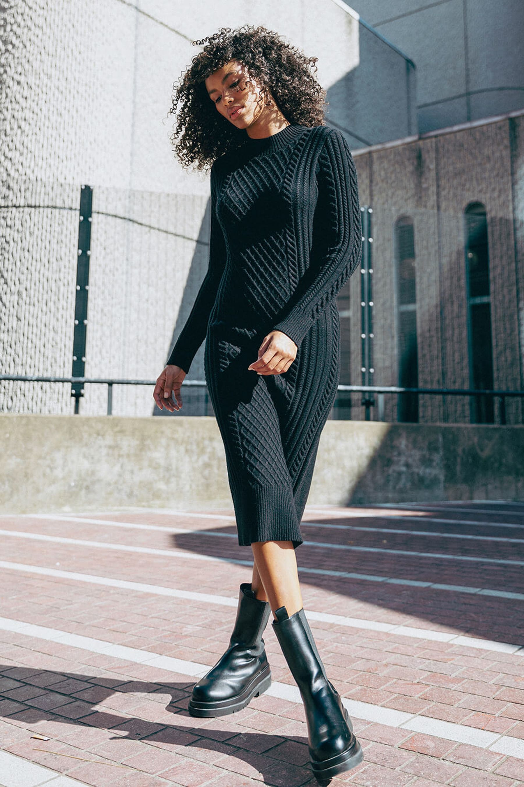 Midi jumper dress uk online