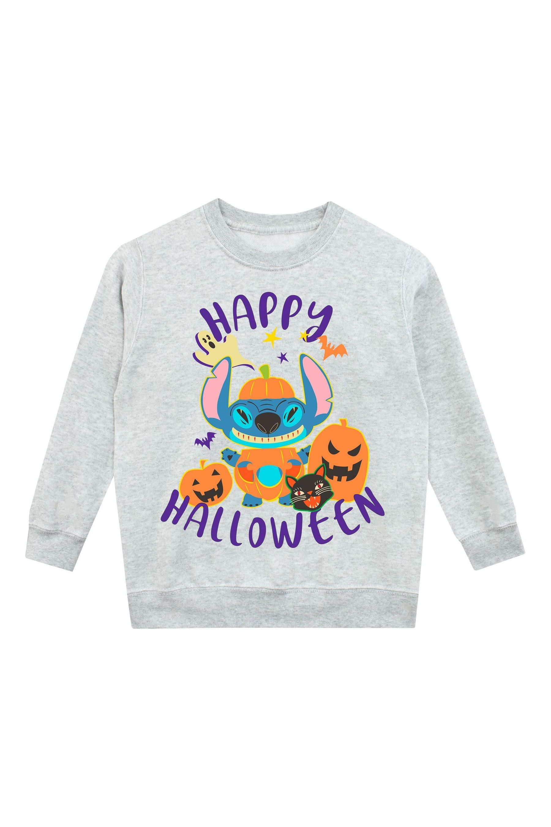 Buy Character Blue Disney Lilo Stitch Halloween Pumpkin Sweatshirt from Next Ireland