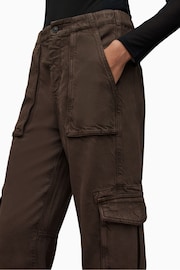 AllSaints Brown TENCEL™ Frieda Trousers - Image 5 of 6