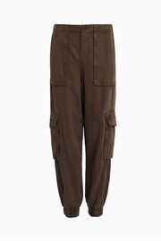 AllSaints Brown TENCEL™ Frieda Trousers - Image 6 of 6