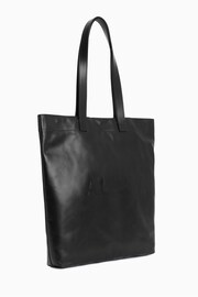 AllSaints Black Yuto Tote Bag - Image 3 of 6