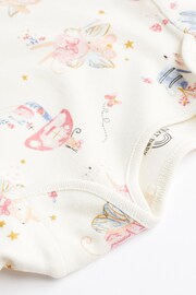Pink Baby Long Sleeve Bodysuits 5 Pack - Image 5 of 7