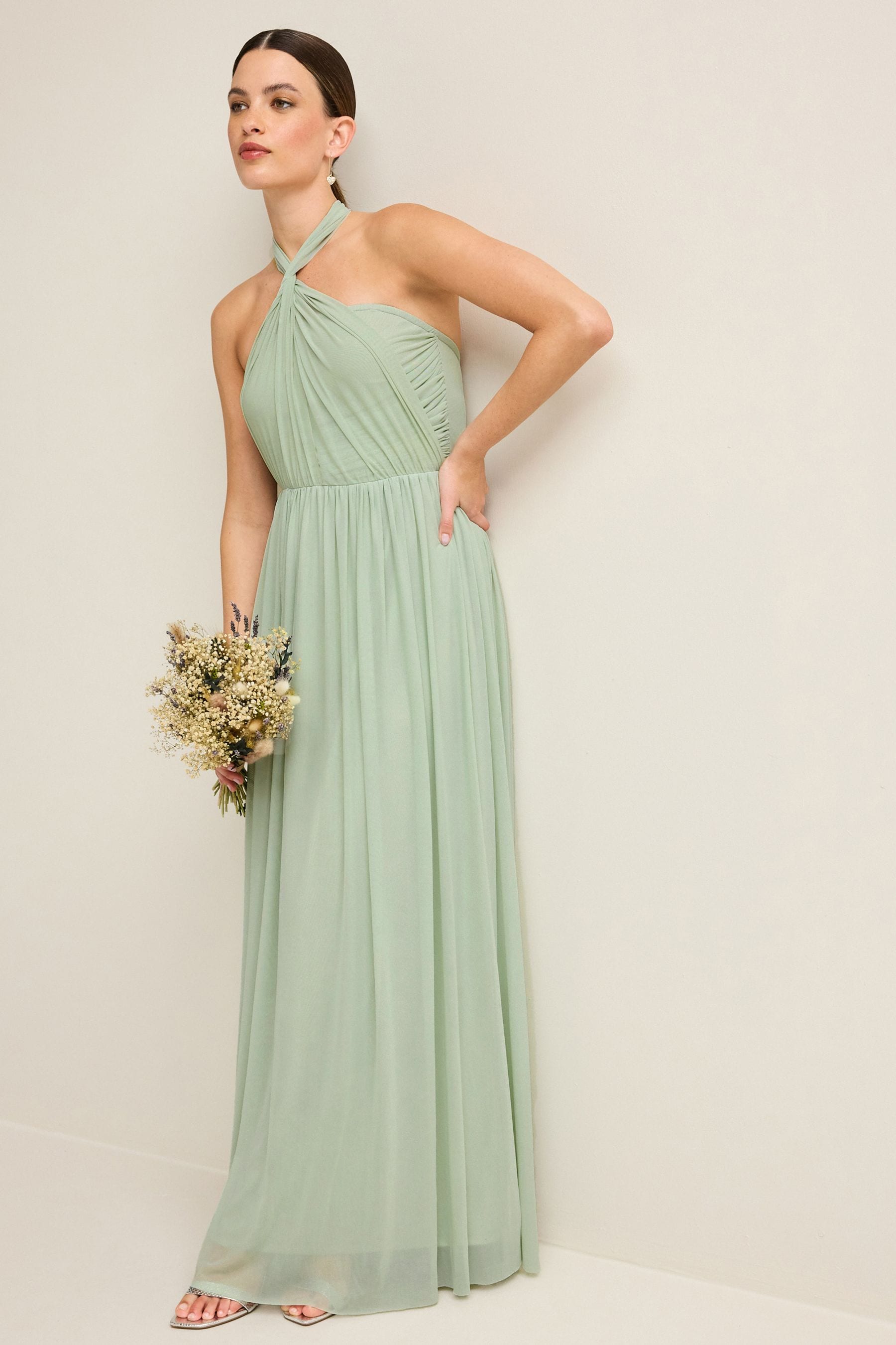 Multiway side split skirt maxi dress hot sale