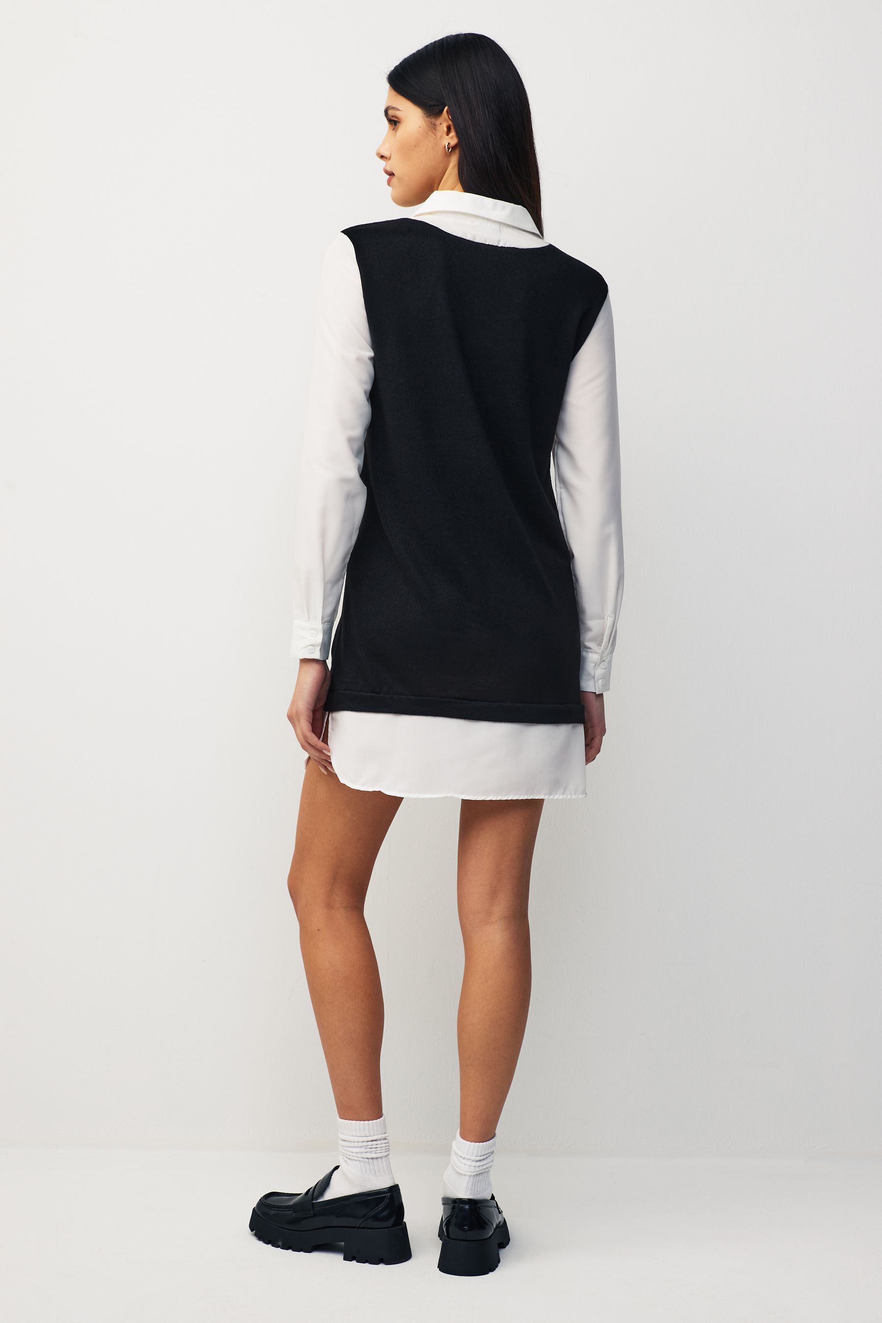 2 in 1 jumper shirt dress outlet
