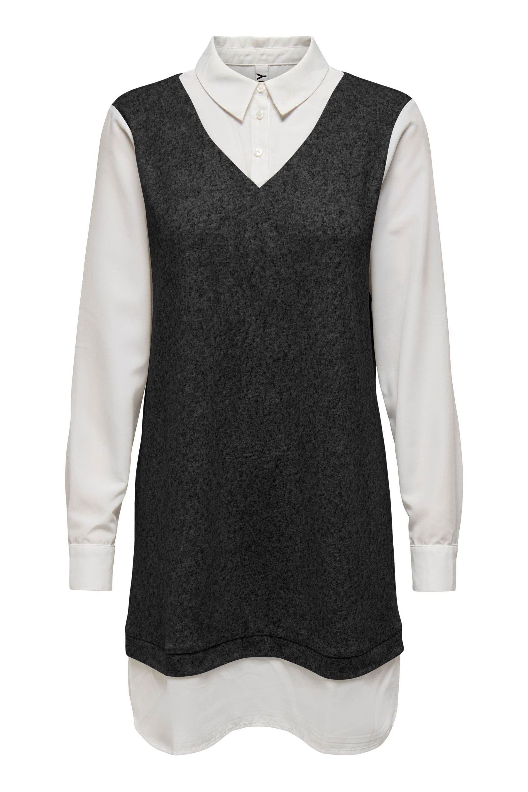 Buy JDY Black 2 In 1 Jumper Shirt Dress from Next Lithuania
