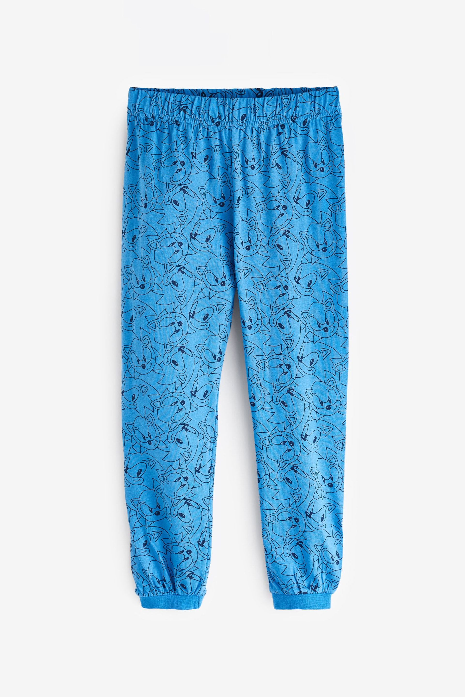 Brand Threads Blue Sonic the Hedgehog Boys Pyjama Set - Image 3 of 3