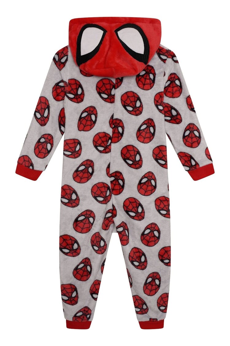 Brand Threads Red Marvel Spiderman Boys Onesie - Image 3 of 4