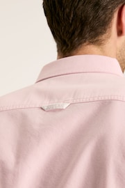 Joules Oxford Pink Classic Fit Short Sleeve Shirt - Image 6 of 6
