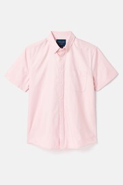 Joules Oxford Pink Short Sleeve Classic Fit Shirt - Image 7 of 7