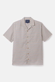 Joules Revere Blue Printed Short Sleeve Shirt - Image 8 of 8