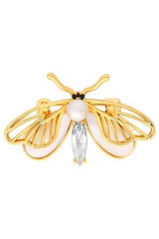 Jon Richard Gold Tone Butterfly Pearl And Mother Of Pearl Gift Boxed Brooch - Image 1 of 2