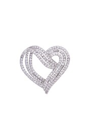 Jon Richard Silver Tone Cubic Zirconia Brooch - Image 2 of 2