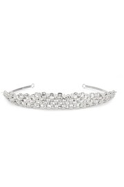 Jon Richard Silver Tone Radiance Collection Gift Pouch Crystal Tiara - Image 1 of 3